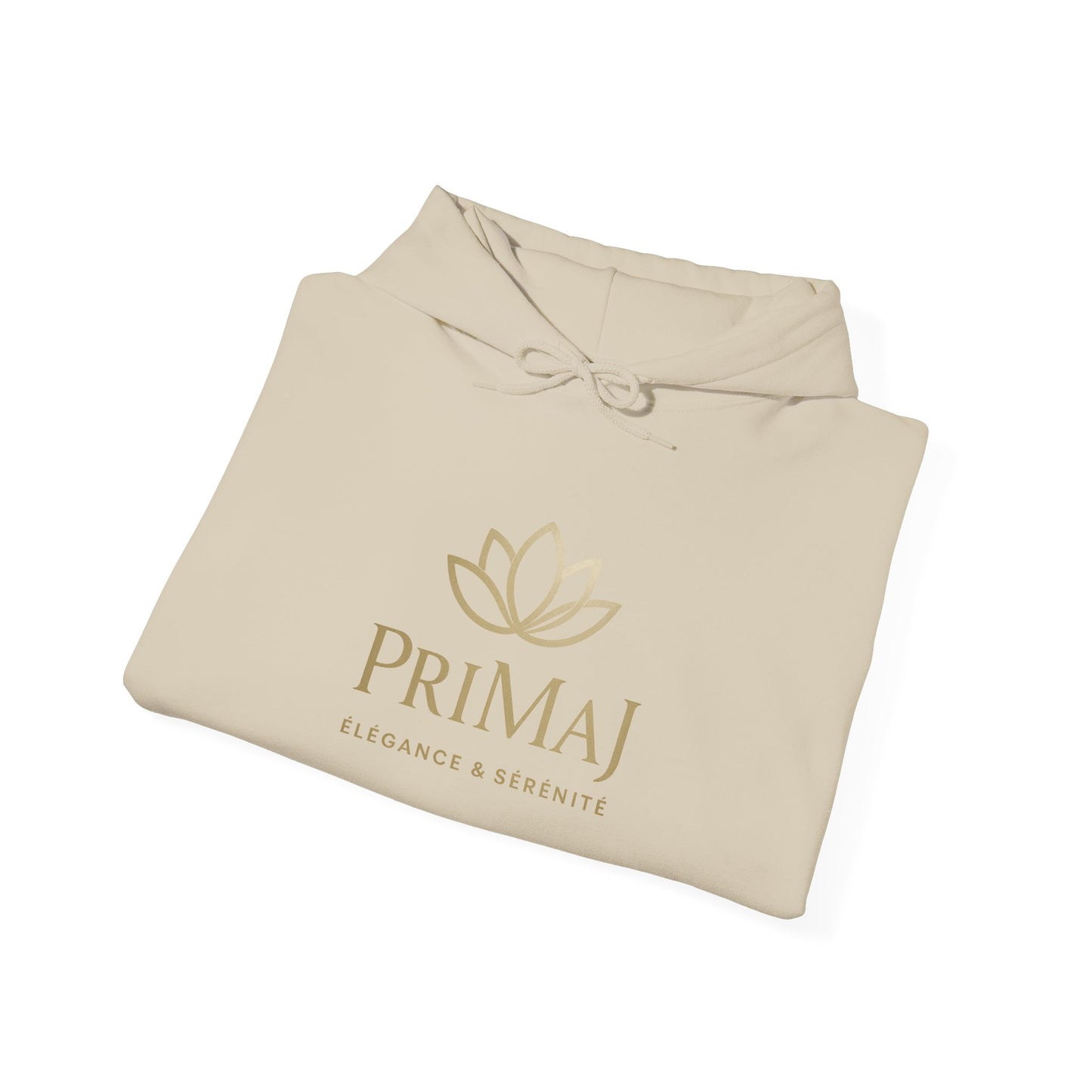 Hoodie — PrimaJ Gold Lotus Logo Pullover