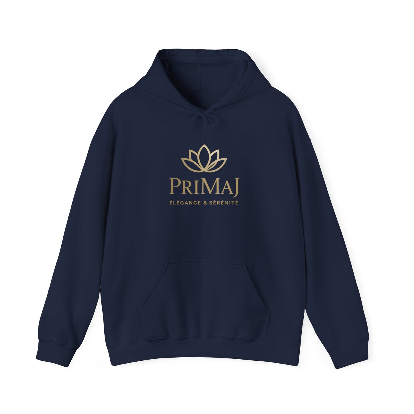 Hoodie — PrimaJ Gold Lotus Logo Pullover