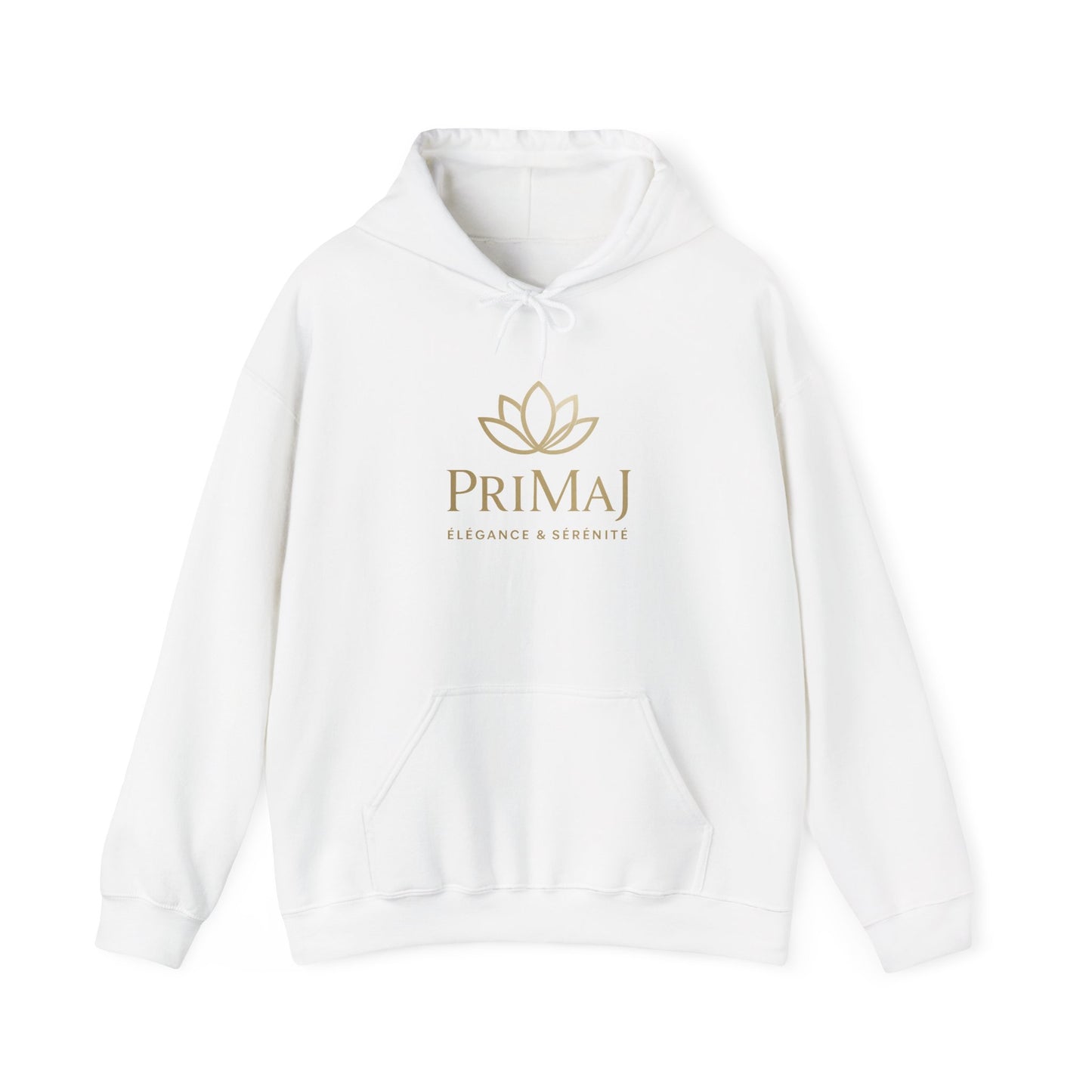 Hoodie — PrimaJ Gold Lotus Logo Pullover