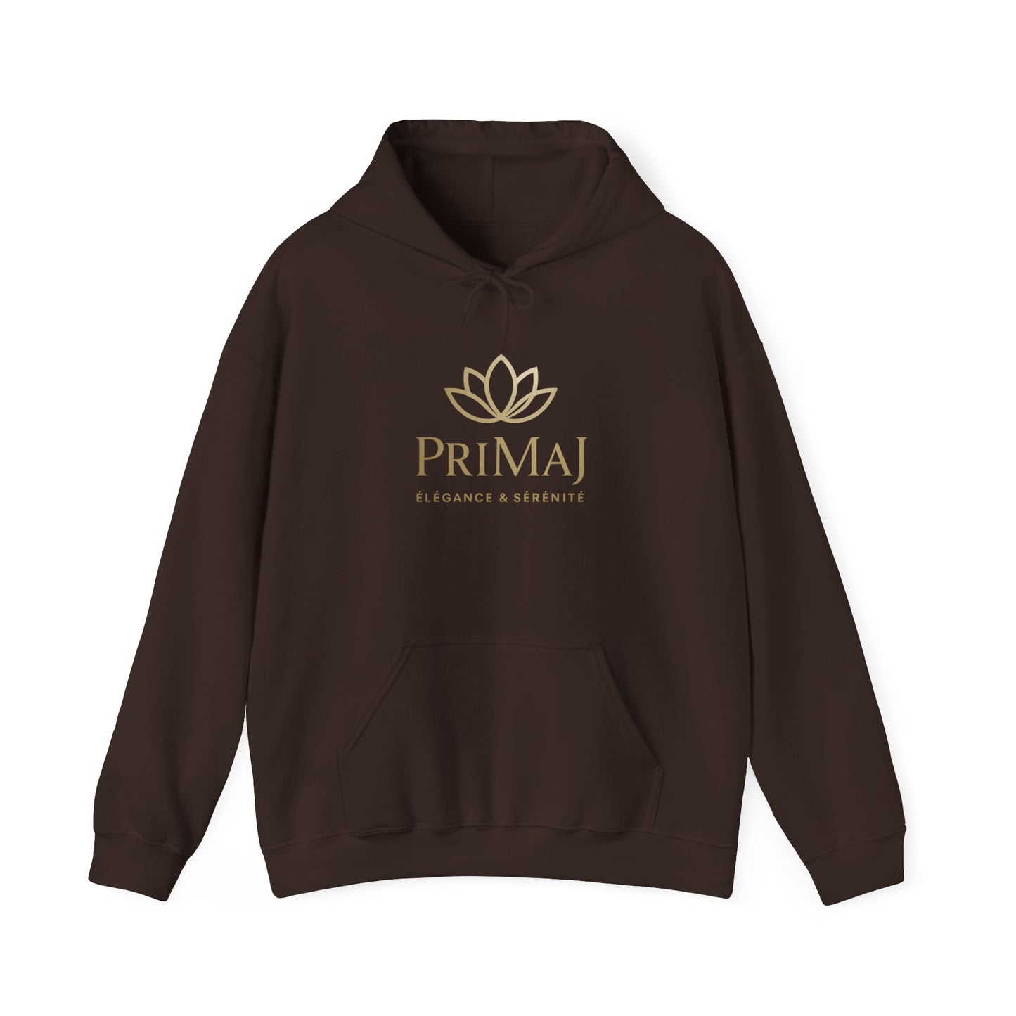 Hoodie — PrimaJ Gold Lotus Logo Pullover