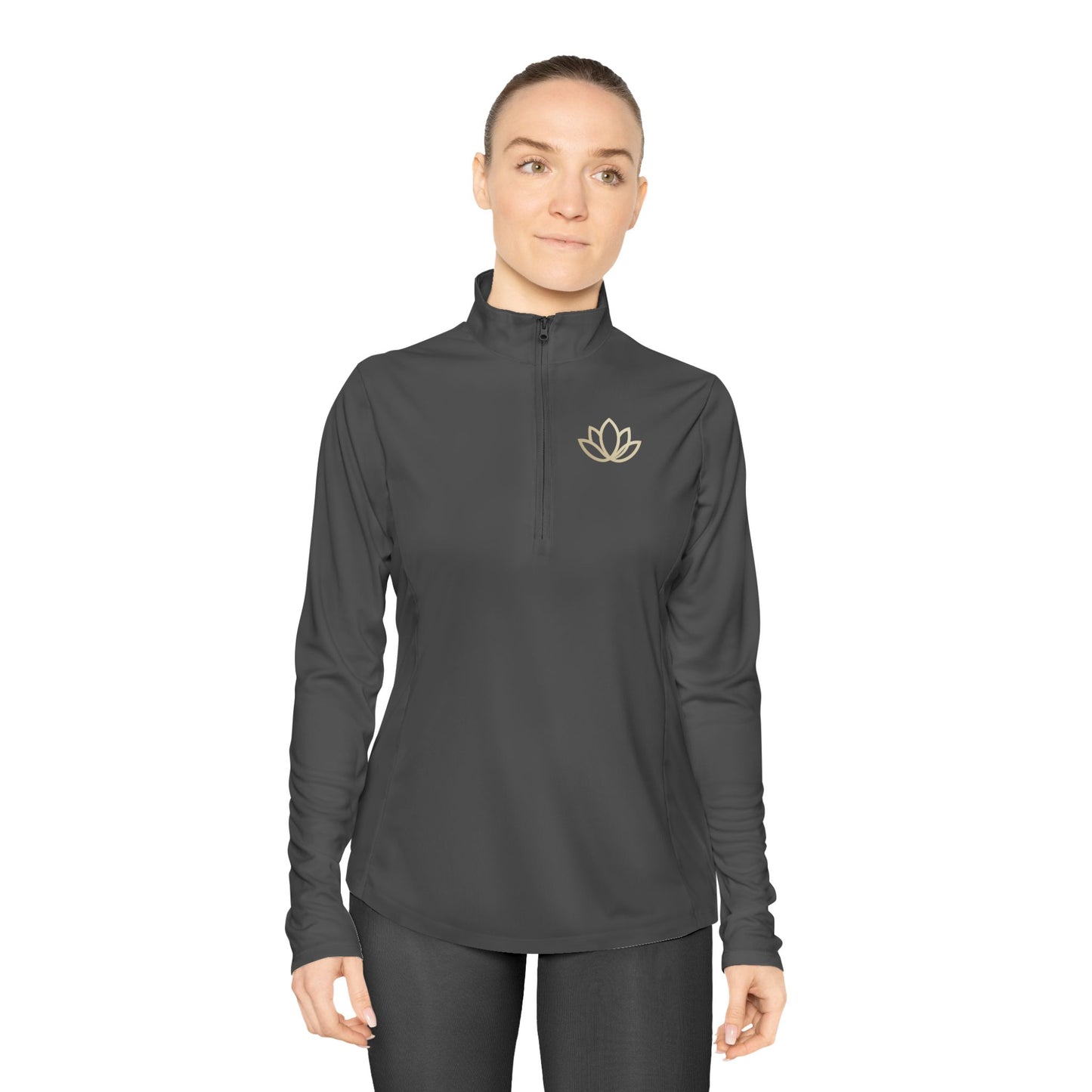 Pull à Glissière Quart - PRIMAJ Logo Lotus Performance pour Femme