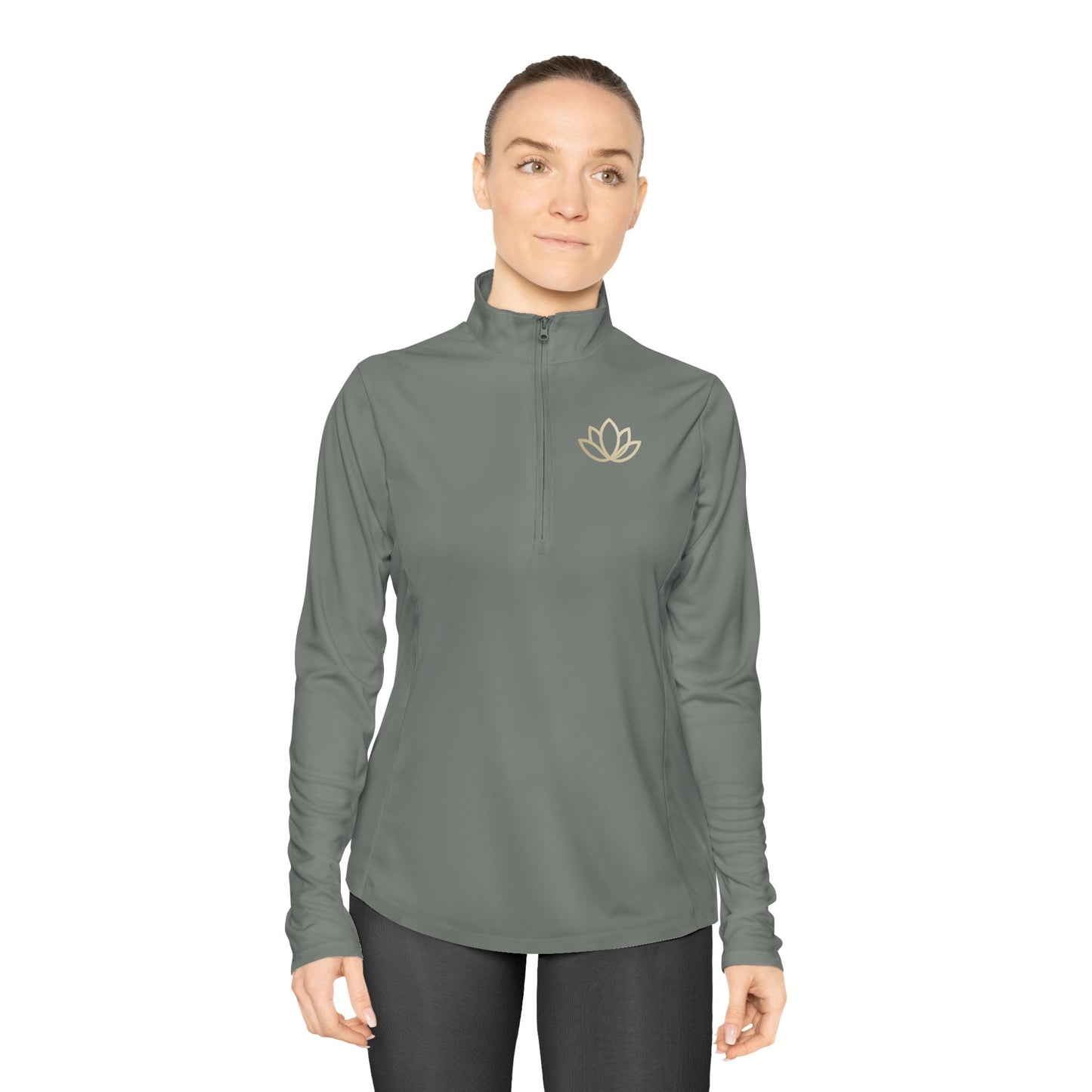 Pull à Glissière Quart - PRIMAJ Logo Lotus Performance pour Femme