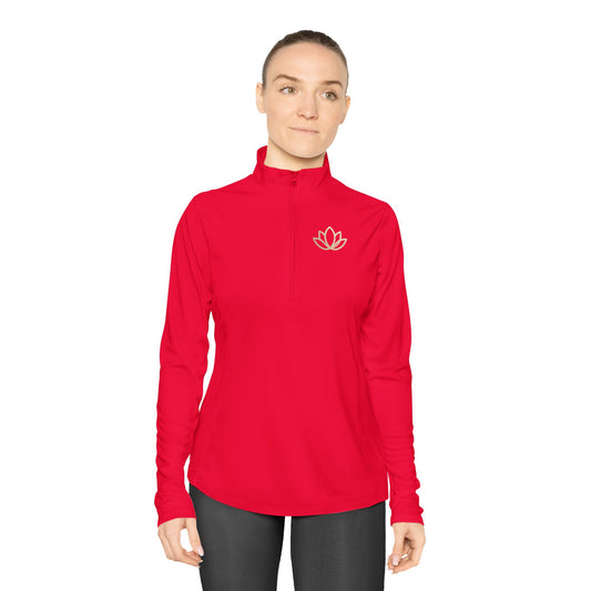 Pull à Glissière Quart - PRIMAJ Logo Lotus Performance pour Femme