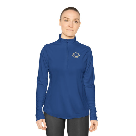 Pull à Glissière Quart - PRIMAJ Logo Lotus Performance pour Femme