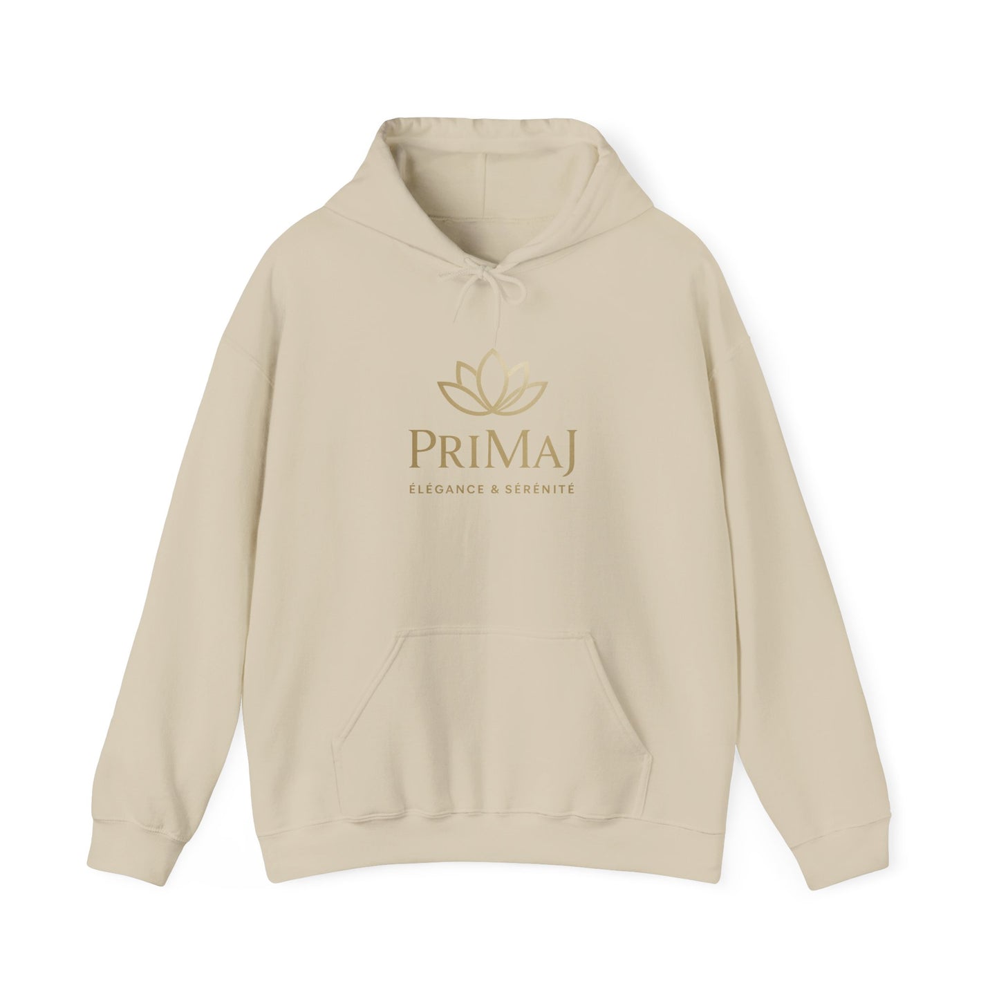 Hoodie — PrimaJ Gold Lotus Logo Pullover
