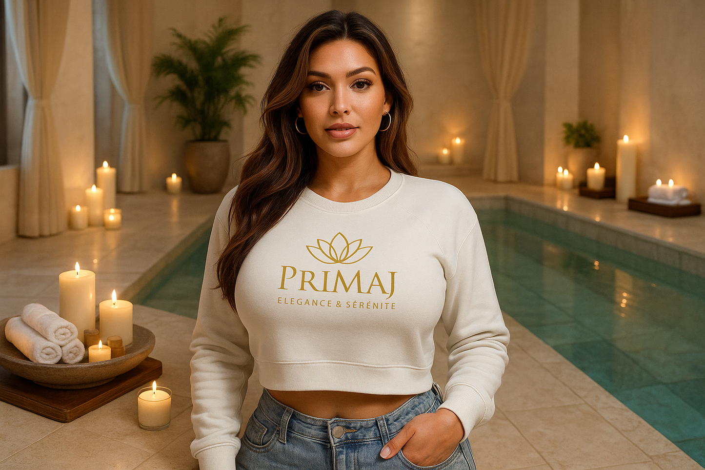 Chandail Court — Graphique Prima Lotus Wellness