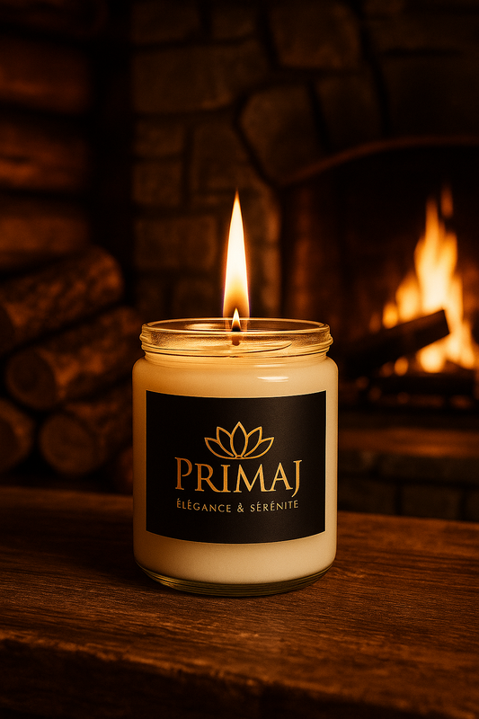 Bougie de Soja — PriMaJ Élégance & Sérénité (9 oz)