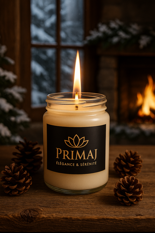 Bougie de Soja — PriMaJ Élégance & Sérénité (9 oz)